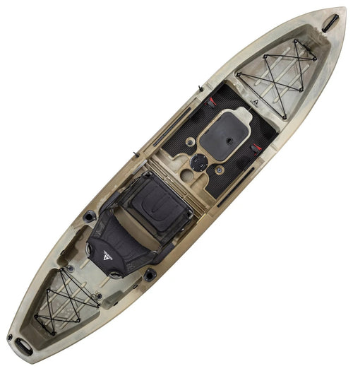 Ascend 12T Sit-On-Top Kayak - Stable Recreational Fishing Kayak - Geartrailusa