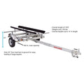 EcoLight Single Kayak Trailer - Lightweight Tow-Behind Kayak Transport - Geartrailusa