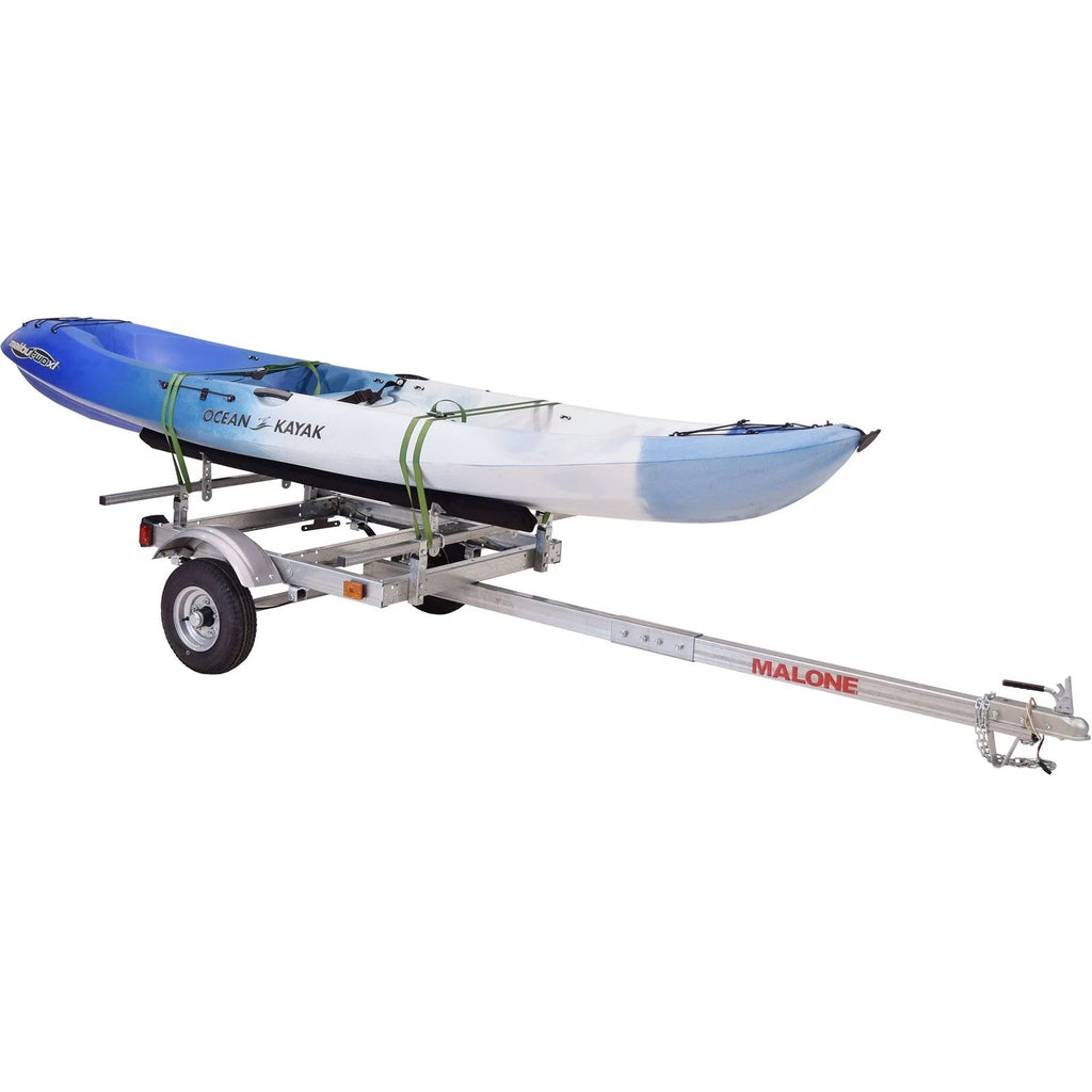EcoLight Single Kayak Trailer - Lightweight Tow-Behind Kayak Transport - Geartrailusa