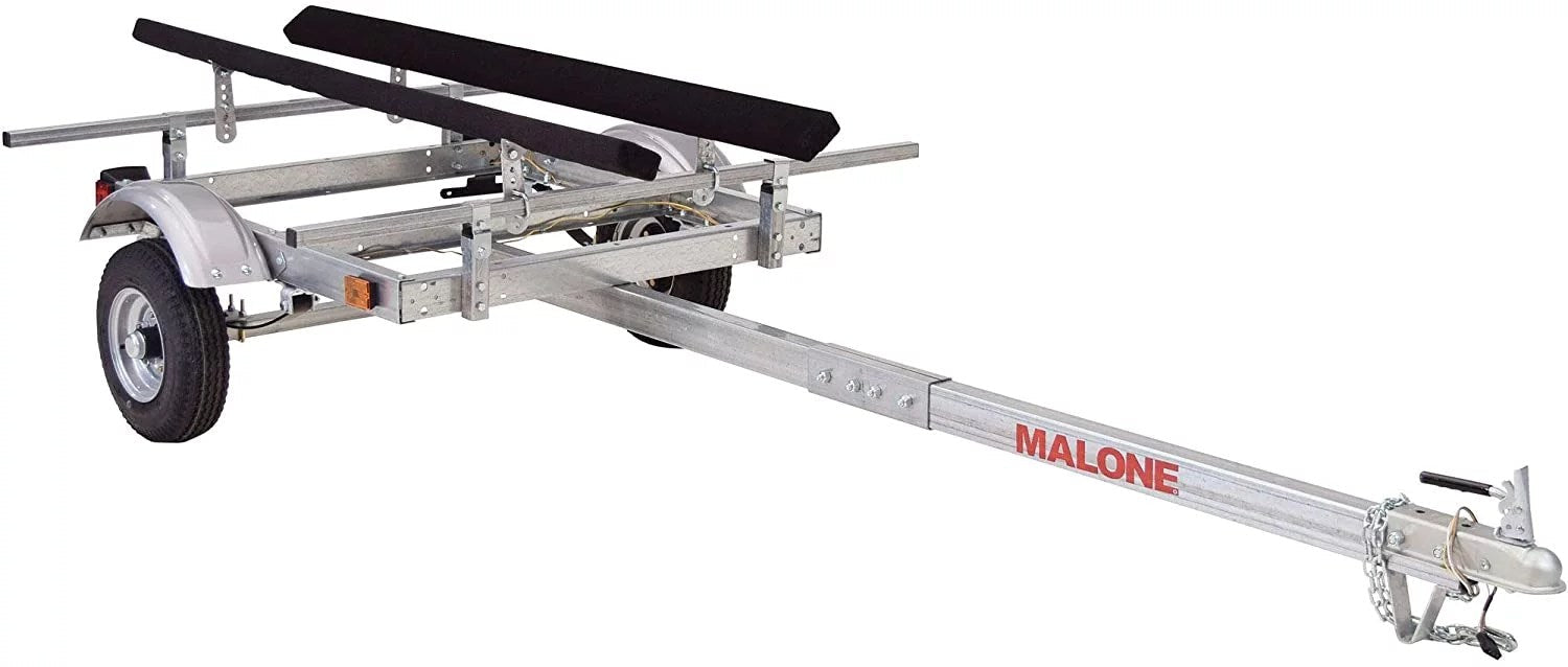 EcoLight Single Kayak Trailer - Lightweight Tow-Behind Kayak Transport - Geartrailusa