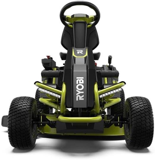 Ryobi 38-Inch Battery-Powered Back Engine Riding Lawn Mower
