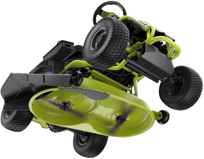 Ryobi 38-Inch Battery-Powered Back Engine Riding Lawn Mower - geartrailusa-Riding Lawn Mowers-GeartrailUSA