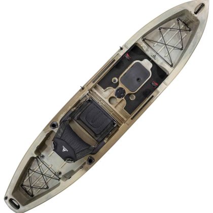 Ascend 12T Sit-On-Top Kayak - Stable Recreational Fishing Kayak