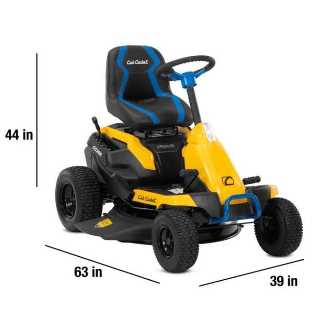 Cub Cadet CC30E 30-Inch Electric Battery-Powered Riding Lawn Mower - geartrailusa-Riding Lawn Mowers-GeartrailUSA