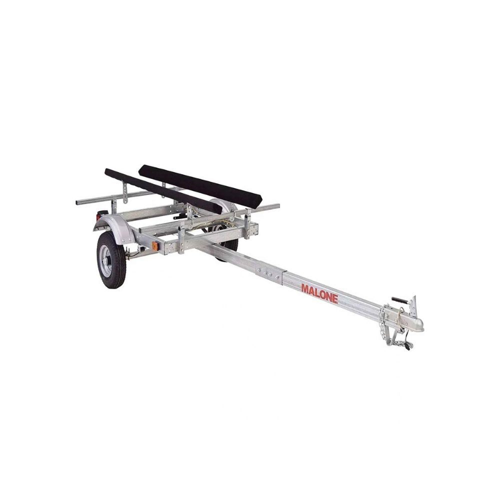 Malone EcoLight Single Kayak Trailer, Lightweight Tow-Behind Transport