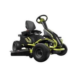 Ryobi 38-Inch Battery-Powered Riding Lawn Mower, Rear-Engine Design